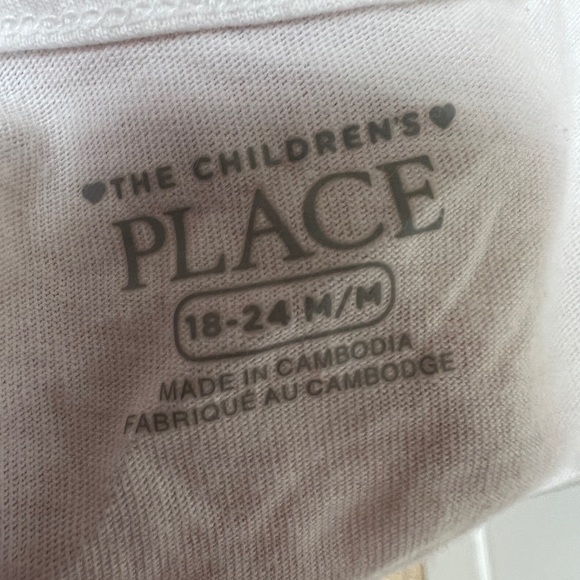 The Children’s Place 18-24M Summer Cutie White and Orange Girls Tank Top - Picture 4 of 4